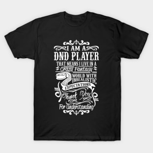 I Am A DND Player T-Shirt